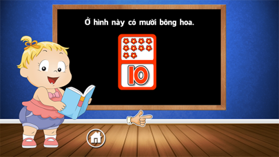 Screenshot #2 pour Cùng Bé Học Số - Bé Học Đếm