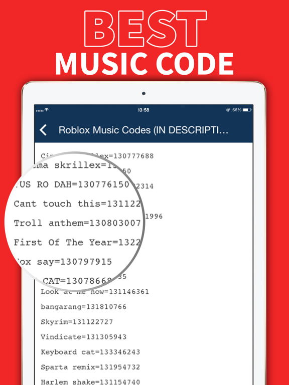 Music Code for Robloxのおすすめ画像3