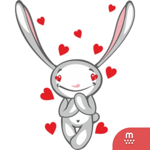 FunnyBunny stickers by GET Media for iMessage