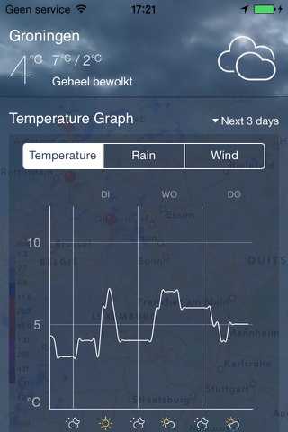 Regen Radar NL screenshot 3