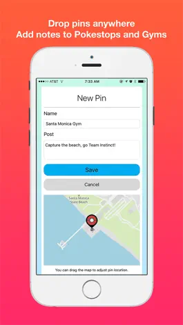 Game screenshot PinChat - Radar Map and Chat for Pokemon Go hack