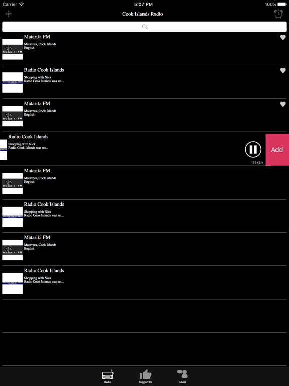 Cook Islands Radio iPad screenshot 4 - Entertainment app