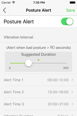 Sense-U Clip Posture Trainer screenshot 2