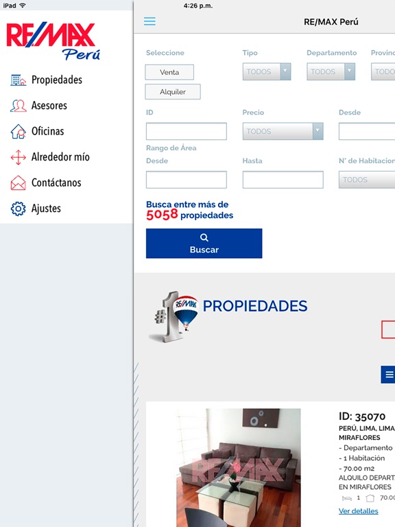 Screenshot #5 pour RE/MAX Perú