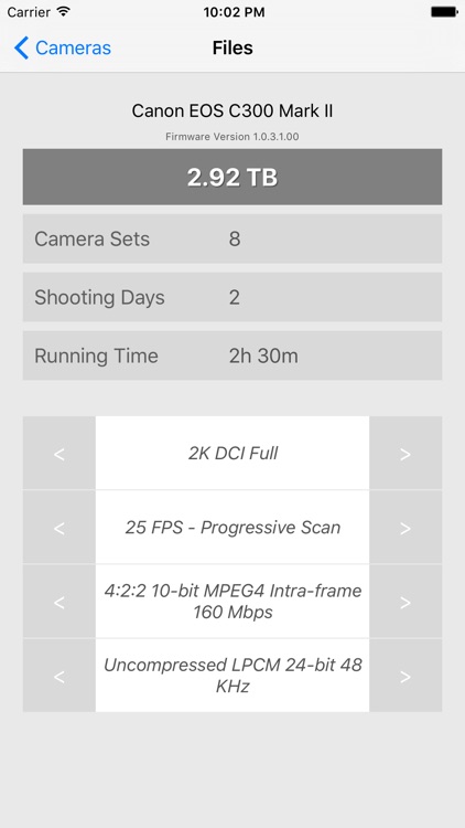 Camera Files