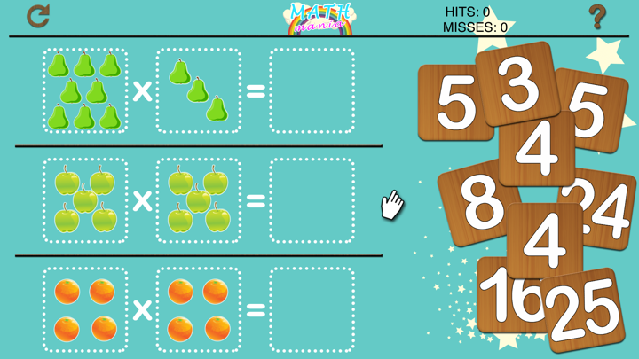 Screenshot #2 pour Math Tables Mania - Multiplications and Divisions