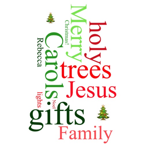 Christmas WordCloud Maker Free icon