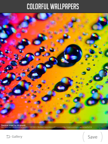Screenshot #5 pour Colorful Wallpapers!