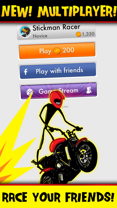 A Stickman Street Bike Motorcycle Highway Race screenshot 3