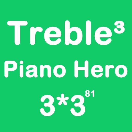 Piano Hero Treble 3X3 - Playing With Piano Music And Sliding Number Block Icon