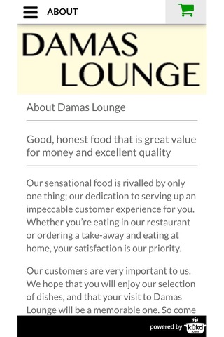 Damas Lounge Indian Takeaway screenshot 4