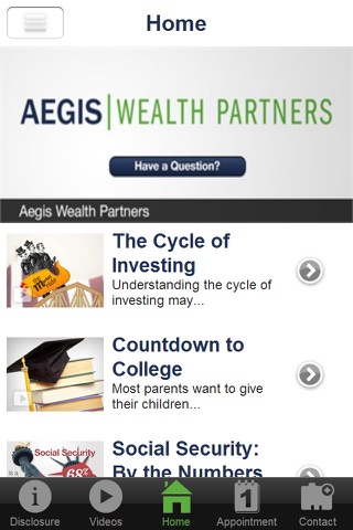 Aegis Wealth Partners screenshot 2