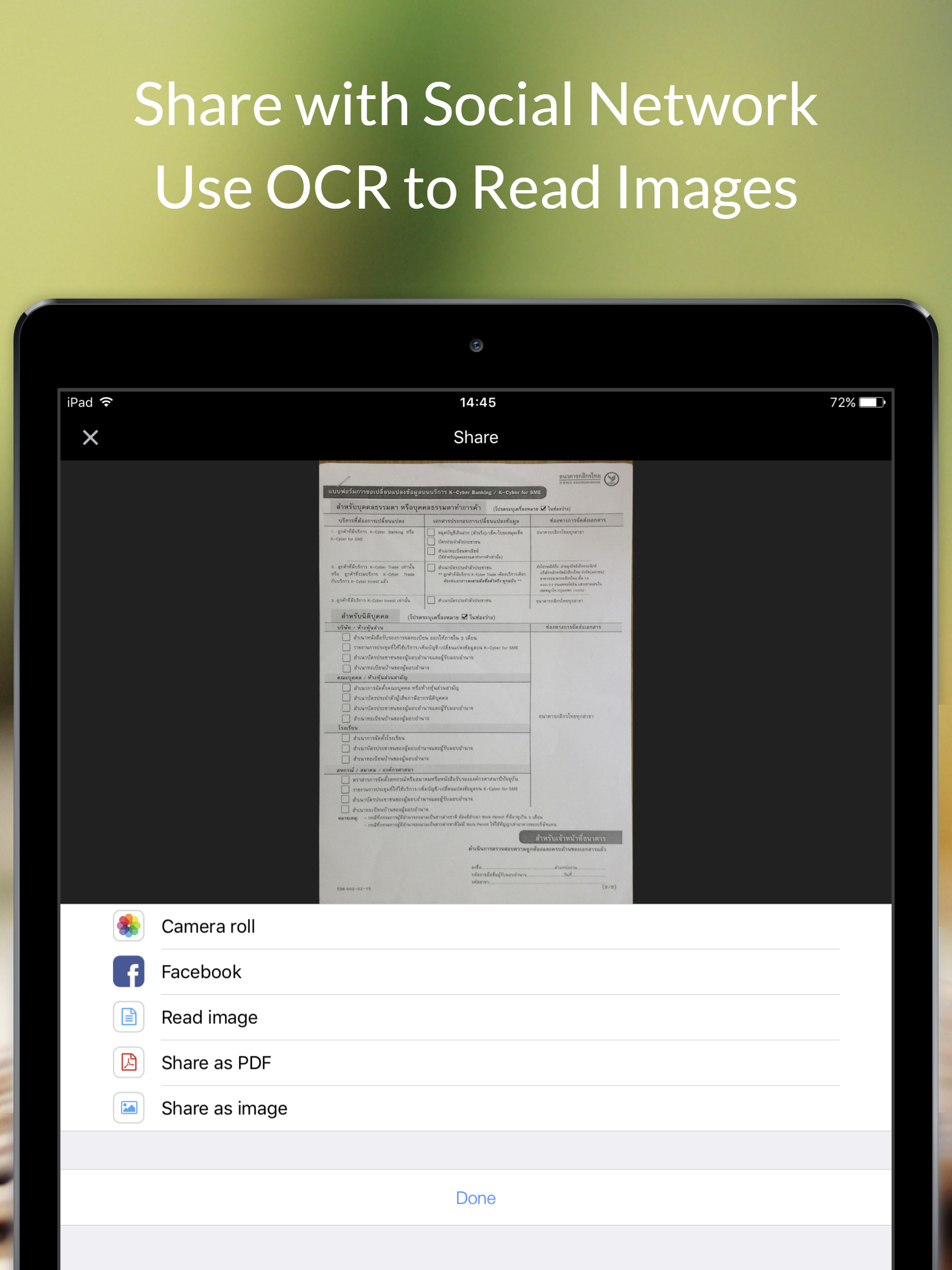 Invoice Scanner - Easy Photo to email Invoices