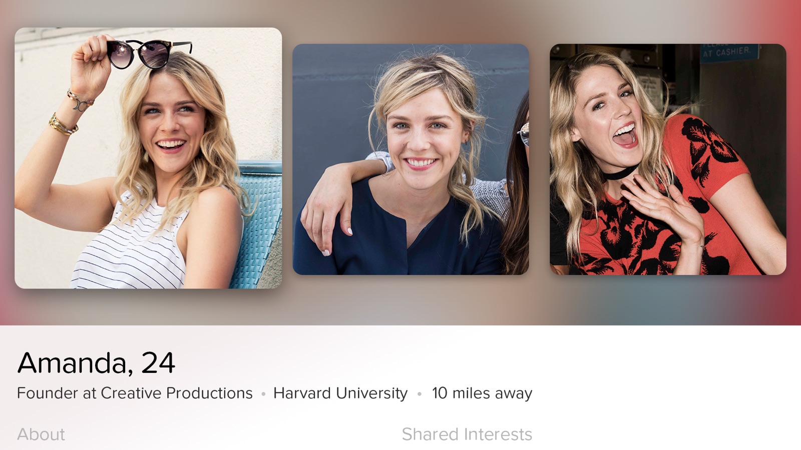 Tinder Dating App: Date & Chat apple_tv screenshot 3