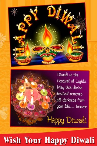 Diwali Wish Wallpaper screenshot 3