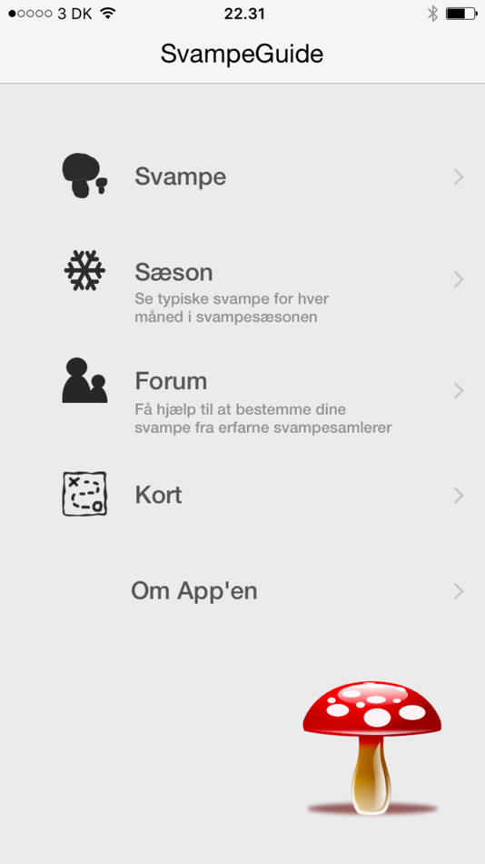 #5. SvampeGuide (iOS) By: Kristoffer Andreasen
