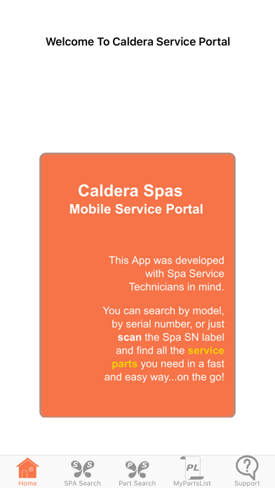 Screenshot #1 pour Caldera Service Portal