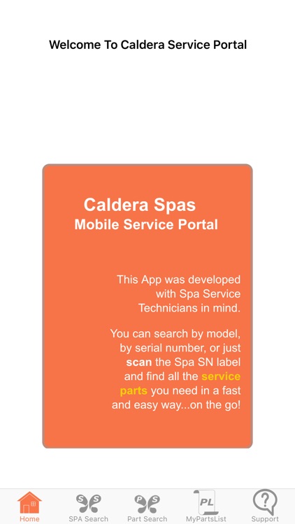 Caldera Service Portal