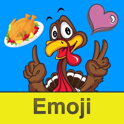 Thanksgiving Day Emoji - Holiday Emoticon Stickers for Messages & Greetings Icon