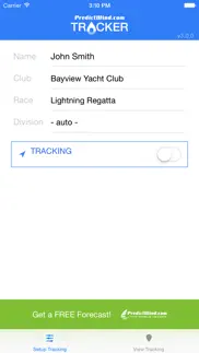 predictwind tracker iphone screenshot 1