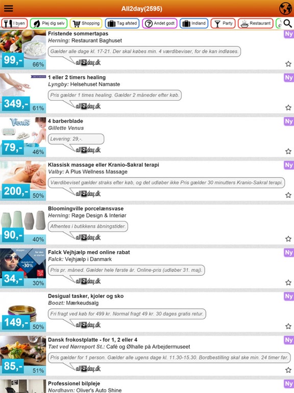 Screenshot #4 pour All2day.dk - Alle deals samlet