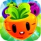 Garden Pop - Heroes Harvest is a simple yet fun and juicy adventure of a match-3 casual swap game with mixing and juice jamming the fruits and vegetables in the fruit farm