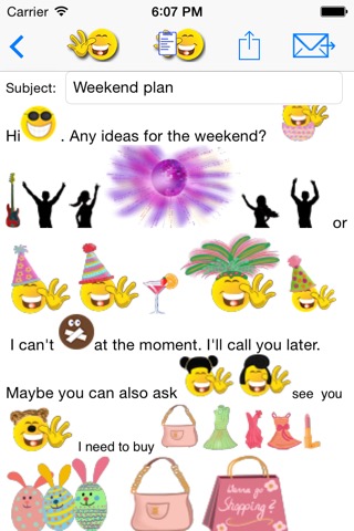 sMaily free  - the funny smiley icon email App with Stickers for WhatsAppのおすすめ画像2