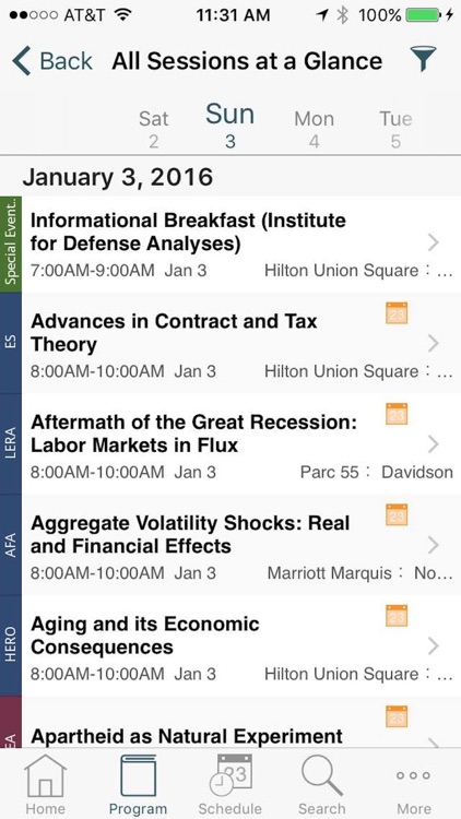 ASSA 2016 Annual Meeting screenshot-3