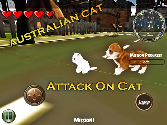 かわいい子猫の猫のペットシミュレータ - ミッションゲーム2017のおすすめ画像1