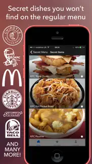 secret menu iphone screenshot 1