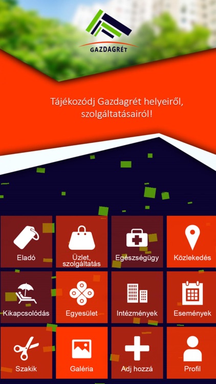 Gazdagret app