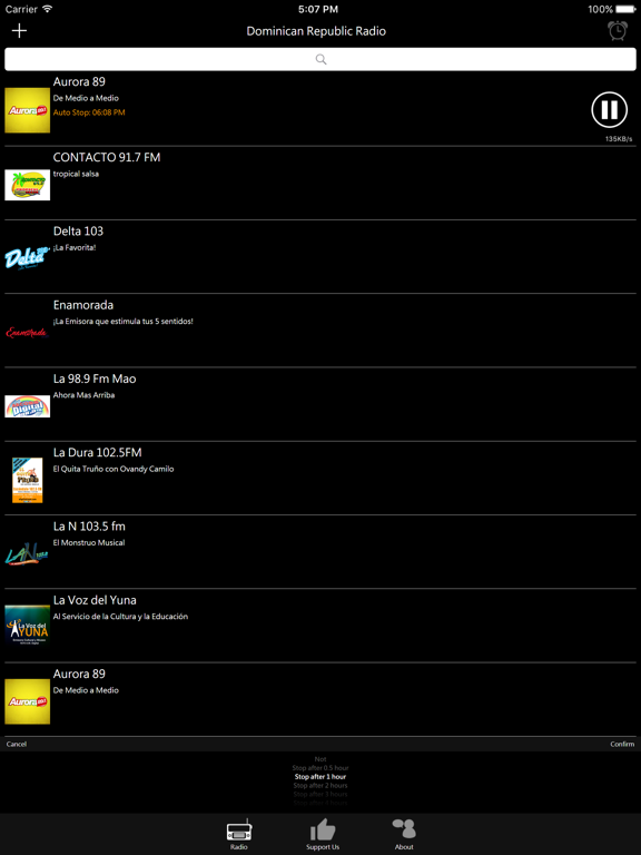 Dominican Radio iPad screenshot 3 - Entertainment app