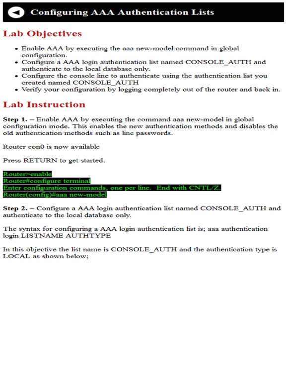 Screenshot #6 pour Lab guide for CCNA