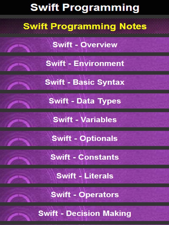 Screenshot #4 pour Tutorial for Swift Programming