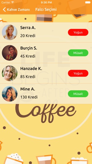 Kahve Zamanı - Gerçek Falcılar ile Kahve Falı(圖2)-速報App