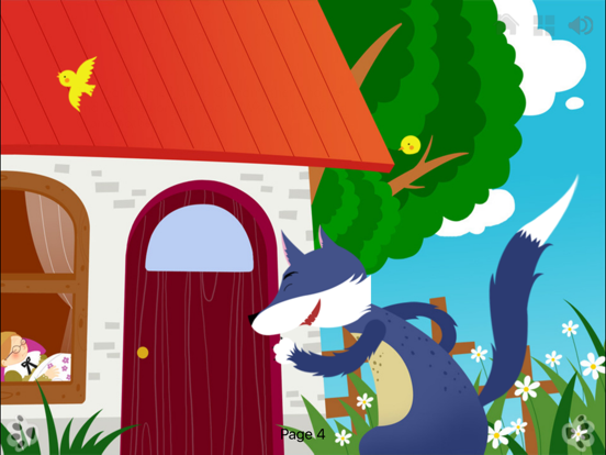 Screenshot #4 for Little Red Riding Hood - Interactive Book iBigToy