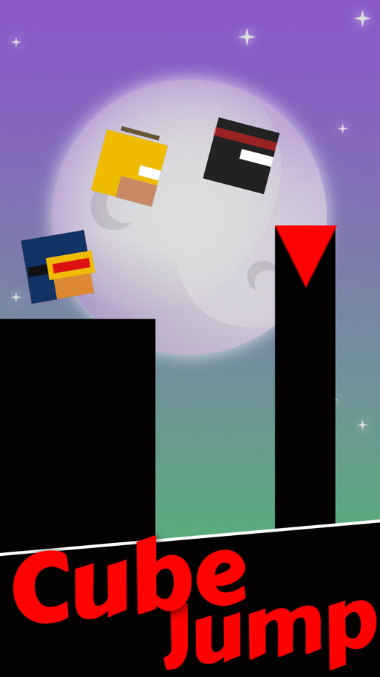 Mr Cube Ninja Dashed Jumps - Jumping on Pillar Games - 1.0 - (iOS)