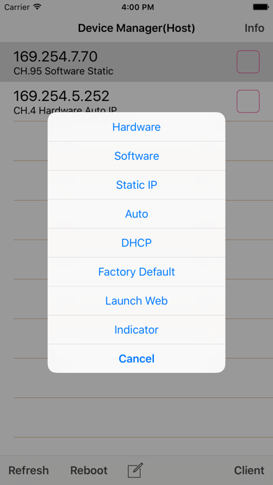 Screenshot #1 pour Device Manager for HDV system