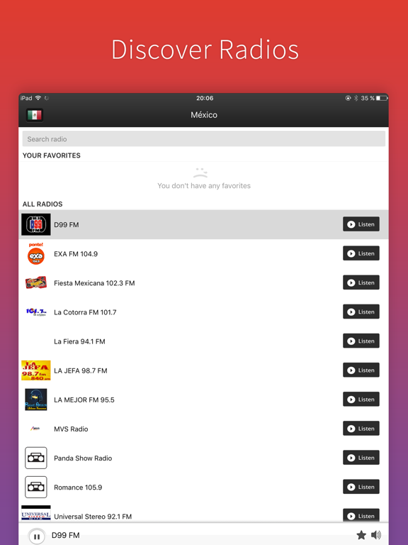 Screenshot #4 pour Radio Mexique - Radio México - Las radios MX