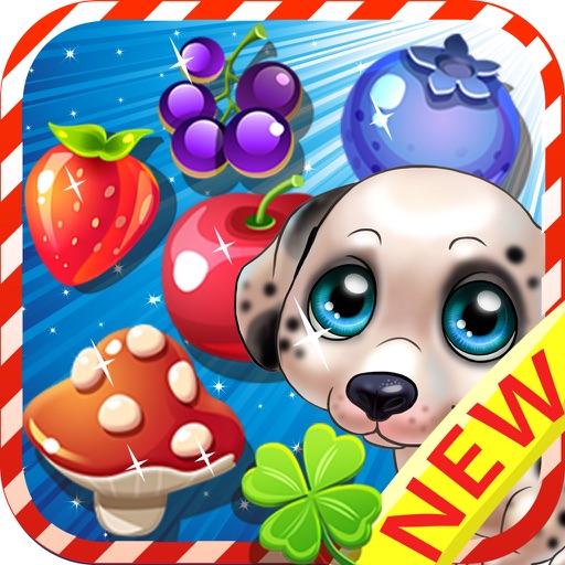 Jungle Juice clash -The Pups hero on garden puzzle Icon