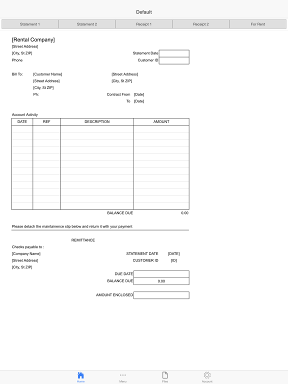 Screenshot #4 pour Rental Invoice