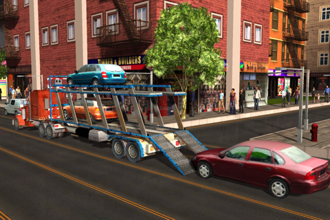 City Car Transport - Cargo Trailer Truck screenshot 2