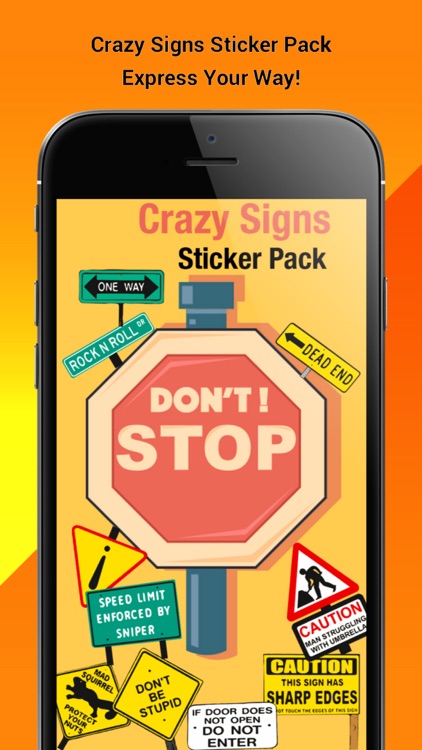 Crazy Signs: Stickers Pack
