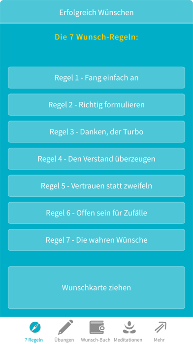 Erfolgreich Wünschen Screenshot