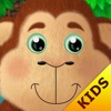 Icon Kids Academy ∙ 5 little monkeys jumping on the bed. Interactive Nursery Rhyme.