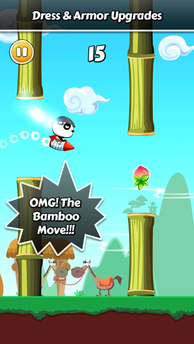 Screenshot #1 pour Voler Panda (Kung Fu Poo - Tiny Flying Panda)