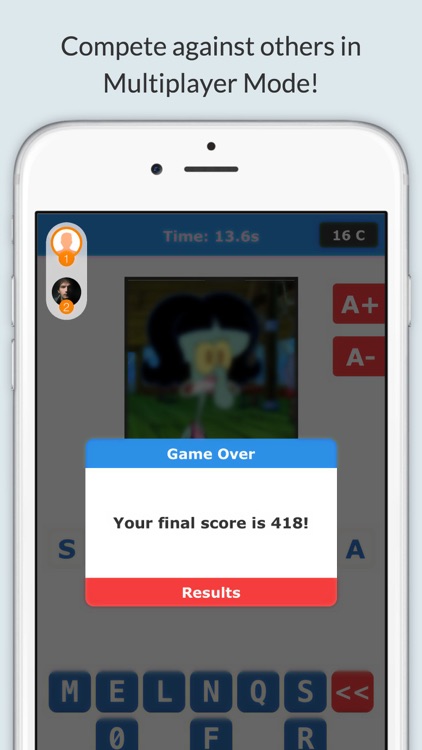 Guess Game for Spongebob Squarepants TV Series - Multiplayer Trivia Word Quiz Edition