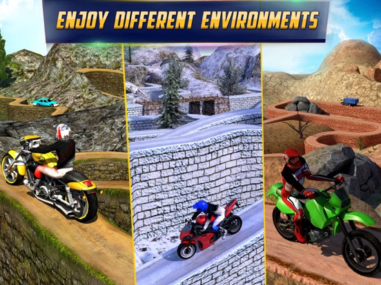 Screenshot #1 for Crazy Offroad Hill Biker 3D