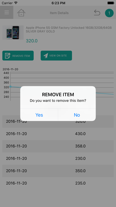 iPretium iPhone screenshot 4 - Shopping app