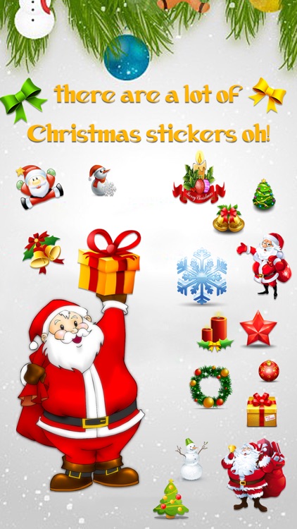 Christmas Moustache Booth - Sticker Photo Editor to Grow Santa Claus Beard over Yr Face screenshot-4